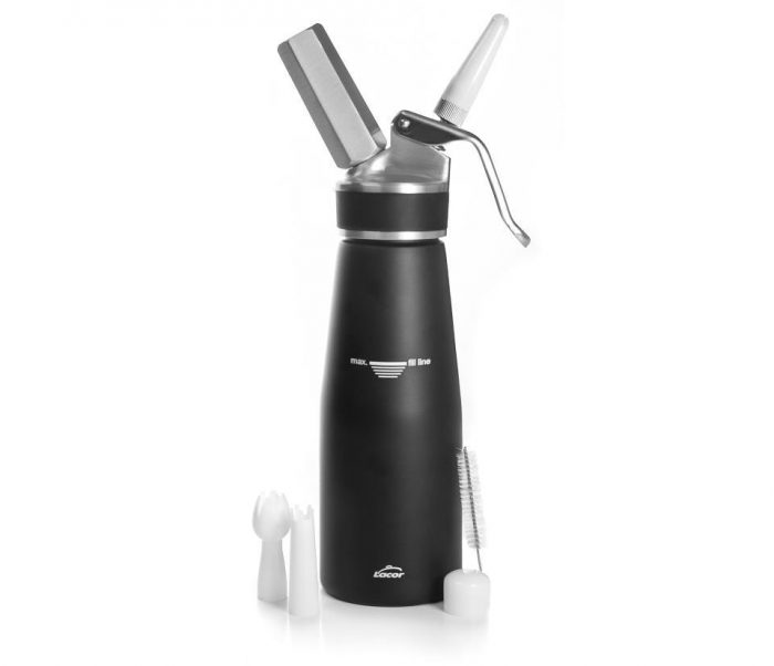 Sifón nata Lacor black 1/2 litro